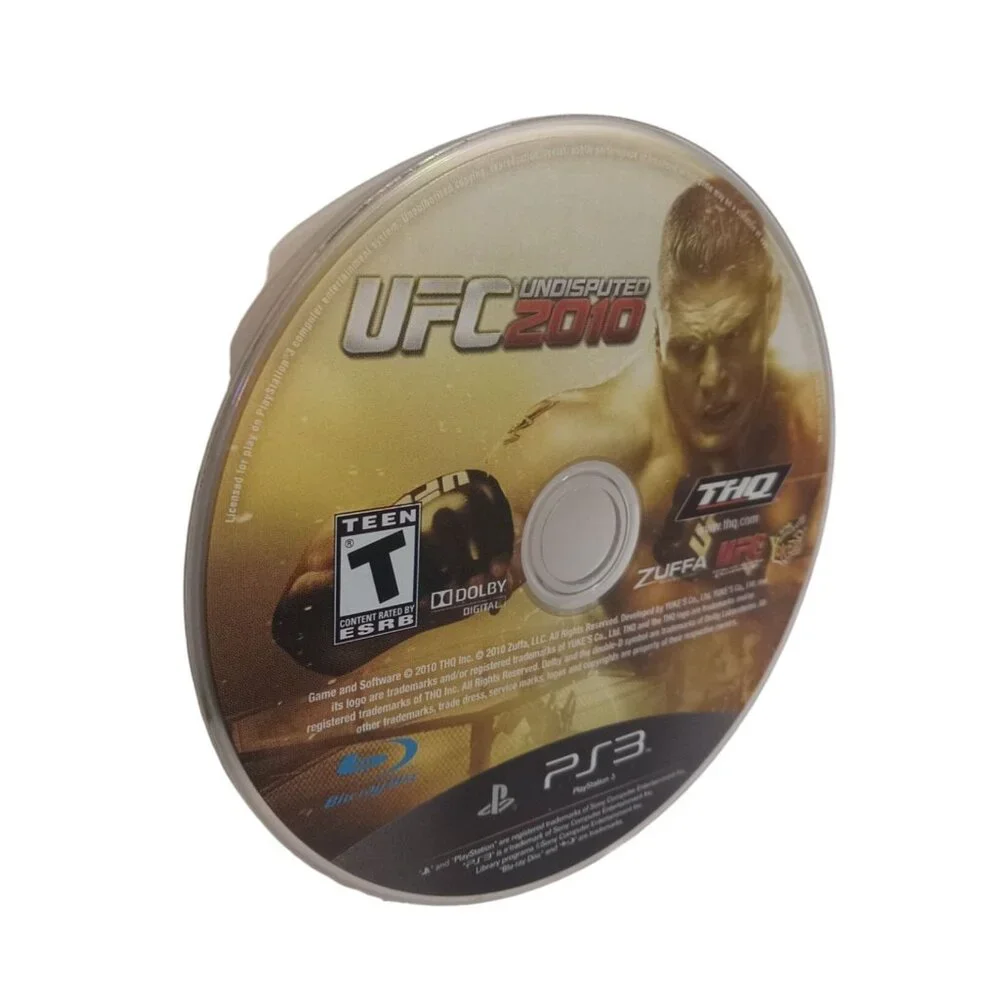 Sony PS3 UFC Undisputed 2010 Game ONLY No Scratches No Case No Manual